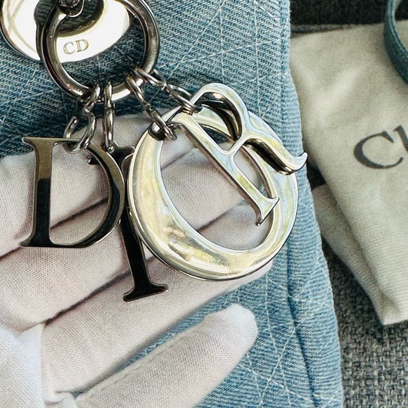 SOLD Christian Dior Lady Dior Cannage Denim Purse - Picture 12 of 15